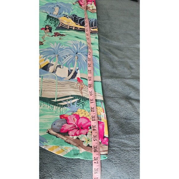 Karen Kane Women's Skirt - Vibrant Tropical Print Elastic Waist Slip-On, Size 14 - Picture 5 of 8